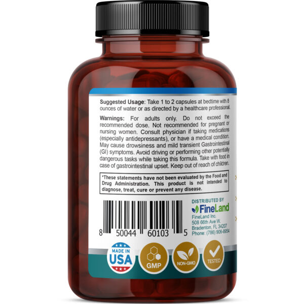 FineLand_5HTP_3dRender_Side 5-HTP - Image 4