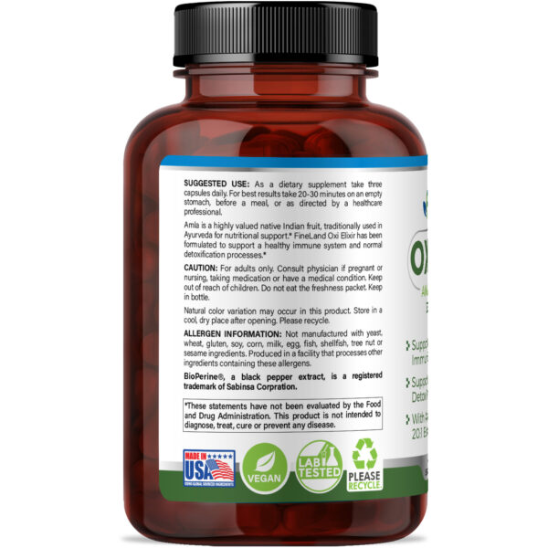 LATERRAL IZQUIERDA OXI ELIXIR Oxi Elixir (Capsules) - Image 2