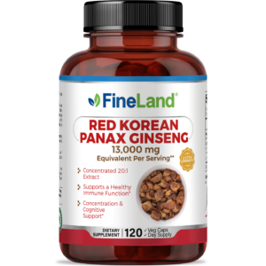 Red Korean Panax Ginseng