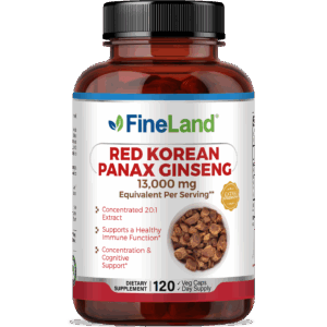 Red Korean Panax Ginseng